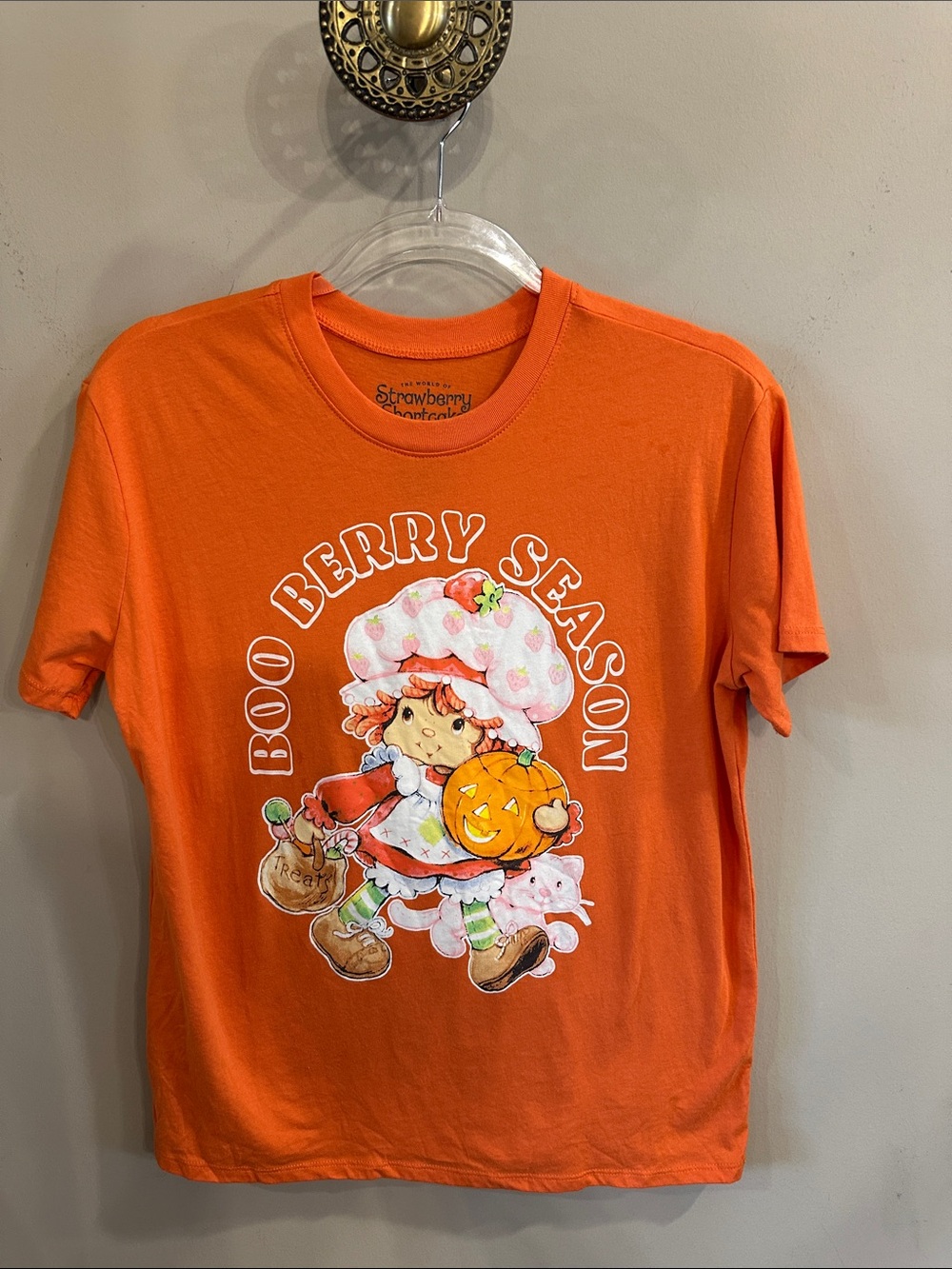 Orange 'Boo Berry Season' Short Sleeve Tee